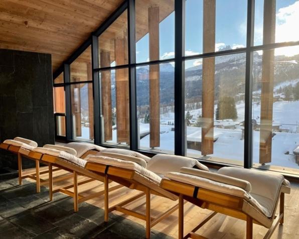 Hotel De Len Cortina d'Ampezzo Bagian luar foto